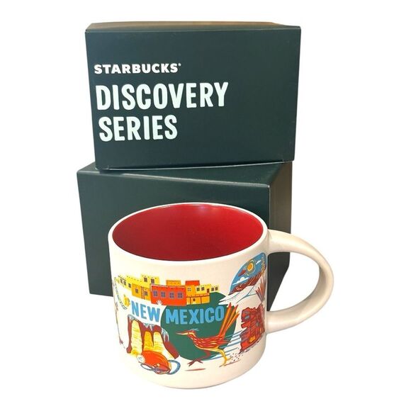 Starbucks NEW MEXICO Discovery Series Ceramic Mug Cup 14oz Brand New With Box - Picture 4 of 7
